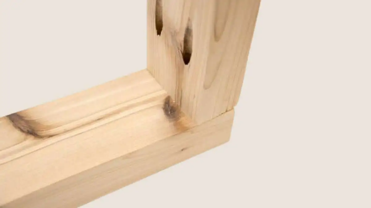 a picture of pocket hole joint, one of type of wood joints