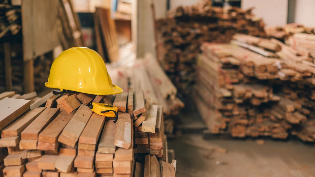 an illustration of finger joint laminated board factory